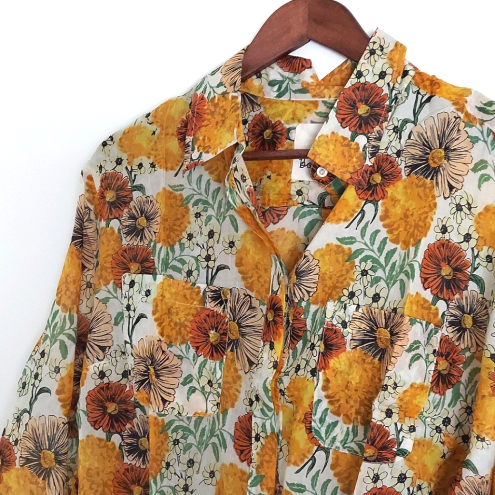 Wildflower Button-Down Top